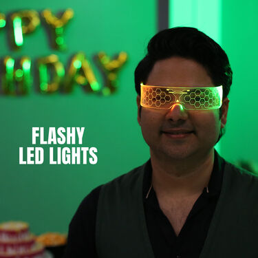 Partywear Disco Glasses with LED Lights (PG)