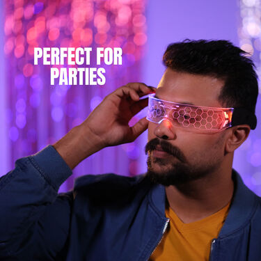 Partywear Disco Glasses with LED Lights (PG)