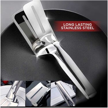 Stainless Steel Multi Functional Cooking Tong (TG1)