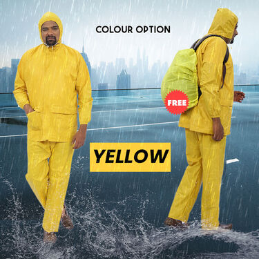 Pick Any 1 Colored Raincoat with Colored Rain Protector Cover for Bag (RCP-3)