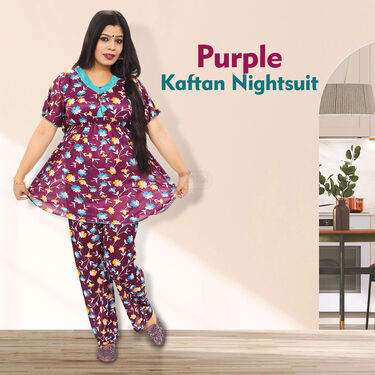 Pick Any 1 Satin Kaftan Nightsuit (1NS3)