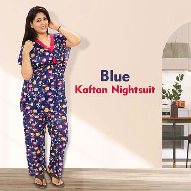 Pick Any 1 Satin Kaftan Nightsuit (1NS3)