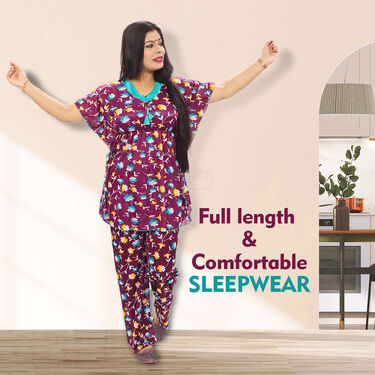 Pick Any 1 Satin Kaftan Nightsuit (1NS3)