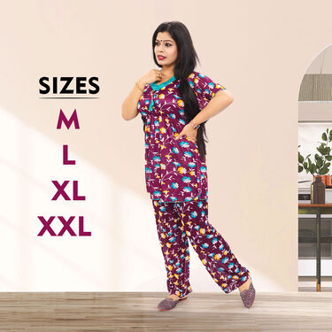 Pick Any 1 Satin Kaftan Nightsuit (1NS3)