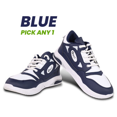 Pick Any 1 Smart & Stylish Comfy Casual Men's Shoes + Free Sporty Watch (SW75)