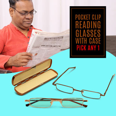 Pocket Clip Reading Glasses Pick Any 1 (PRG20)