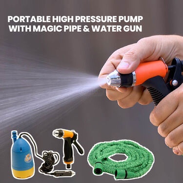 Portable High Pressure Pump with Magic Pipe & Water Gun