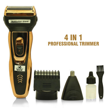 Rechargeable 4 in 1 Full Body Shaver & Trimmer for Men (4MT6)