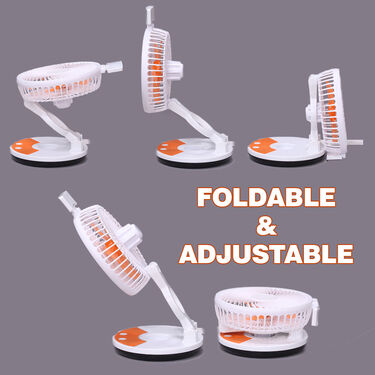 Rechargeable Portable Folding Fan with Light (IF6)