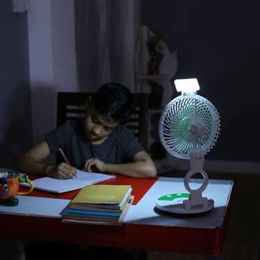 Rechargeable Portable Folding Fan with Light (IF6)