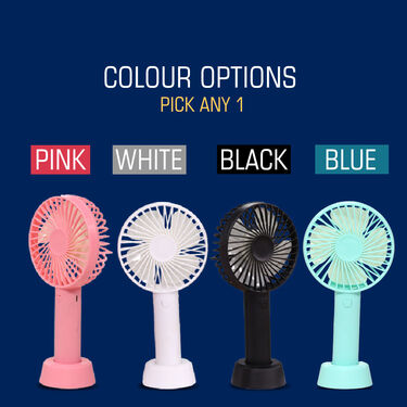 Rechargeable Portable Hand Fan - Buy 1 Get 1 (RF7)