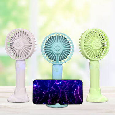 Rechargeable Travel Fan with mobile Stand (EF5)