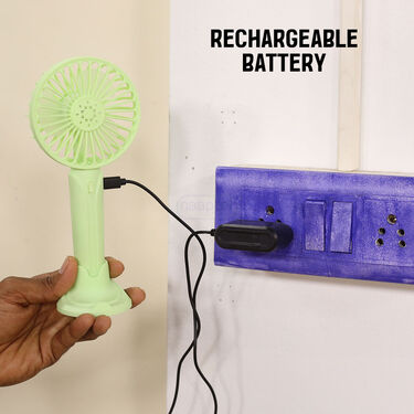 Rechargeable Travel Fan with mobile Stand (EF5)