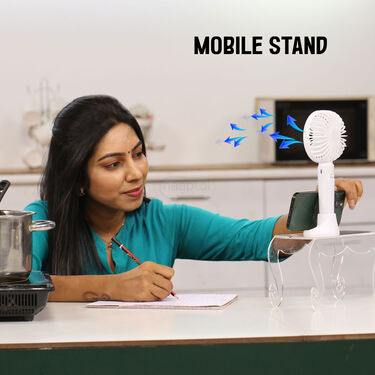 Rechargeable Travel Fan with mobile Stand (EF5)