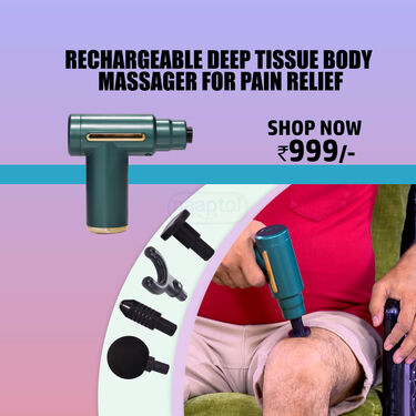 Rechargeable Deep Tissue Body Massager For Pain Relief (PRS127)
