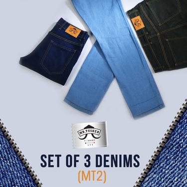 Mr. Tusker Set of 3 Denims (MT2)