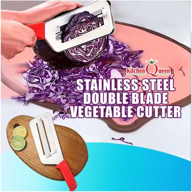 Stainless Steel Double Blade Vegetable Cutter (SSVC1)