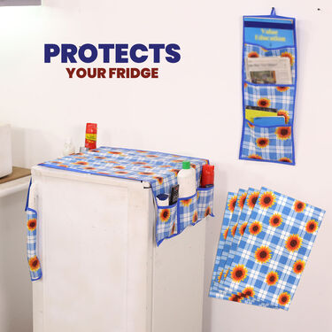 7 Pcs Super Saver Beautiful Fridge Cover Combo with 28 Free Gifts (7SF6)