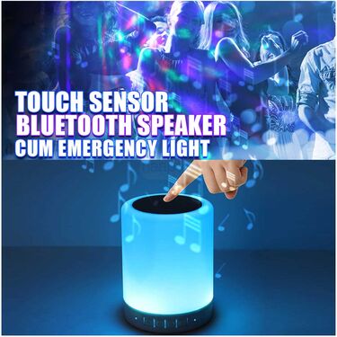 Touch Sensor Bluetooth Speaker Cum Mood light