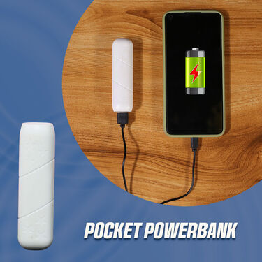 Transparent Wireless Earpod with an Inbuilt Screen with free Pocket Power Bank (PB12)