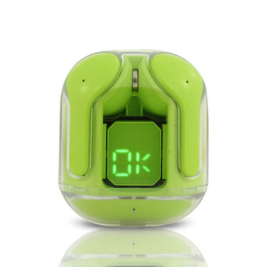 Transparent Wireless Earpod with an Inbuilt Screen with free Pocket Power Bank (PB12)