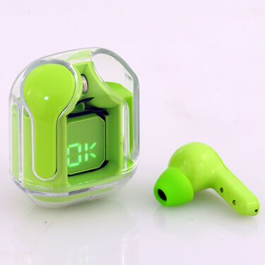 Transparent Wireless Earpod with an Inbuilt Screen with free Pocket Power Bank (PB12)