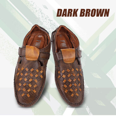 Trendy Men's Leatherite Sandals - Pick Any 1 + Free Leatherite Watch + Sunglasses + Aluminium Wallet (SW72)