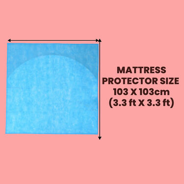 Ultra Soft 2 Layer Baby Mink Blanket with 1 Mattress Protector Sheet Free (BB+M1)