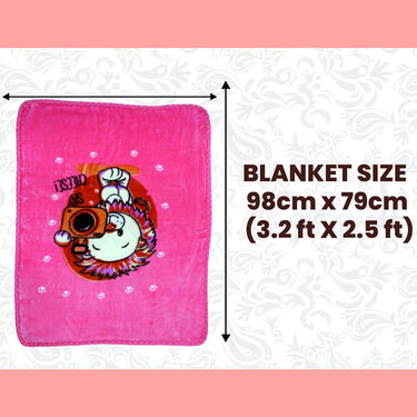 Ultra Soft 2 Layer Baby Mink Blanket with 1 Mattress Protector Sheet Free (BB+M1)