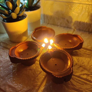 Water Sensor Magic Diya - Set of 8