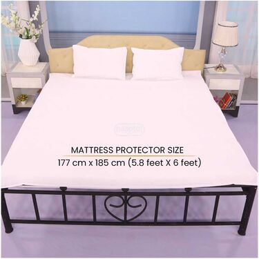 Water Proof Double Mattress Protector Sheet with 2 Pillow Protector Free (DMP9)