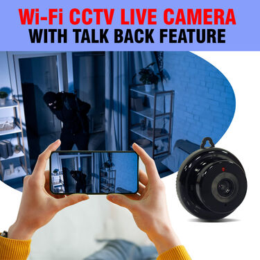 Wi-Fi CCTV Live Camera with Talk Back Feature