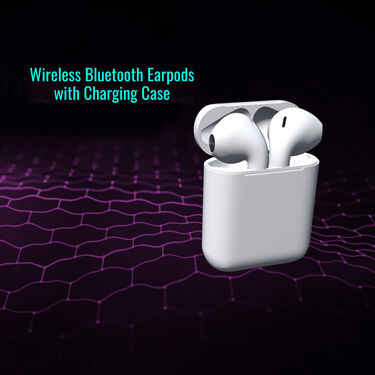 Wireless BT Earpod I12 with Key Chain Power Bank (TWS23)