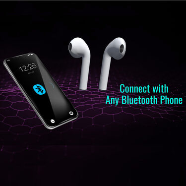 Wireless BT Earpod I12 with Key Chain Power Bank (TWS23)