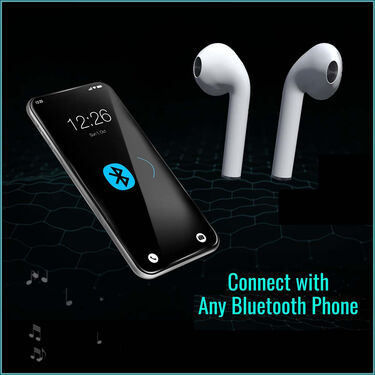 Wireless Bluetooth Earpod with Easy to Carry Large Mobile Screen Enlarger