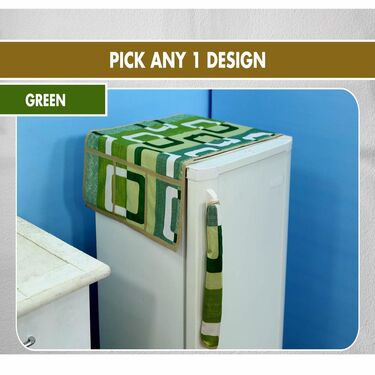 7 Pcs Geometric Fridge Cover Set   14 Free Gifts