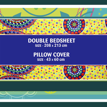 Pack of 8 Premium Jaipur Bedsheet Sets (8BS17 3D)