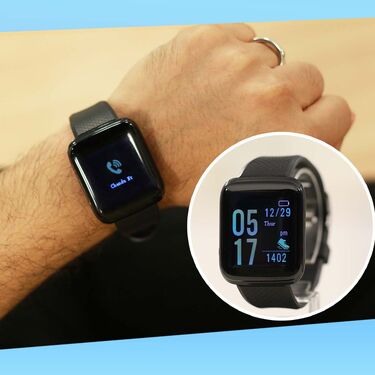 Smart Watch with Bluetooth Single Headphone And Mobile Stand